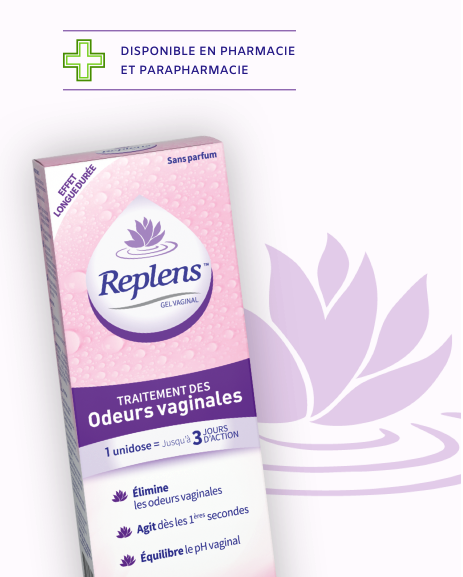 Replens™, Traitementdes odeurs vaginales – Replens