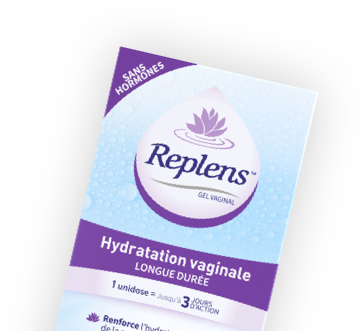 Replens™, solution longue durée pour l'hydratation vaginale